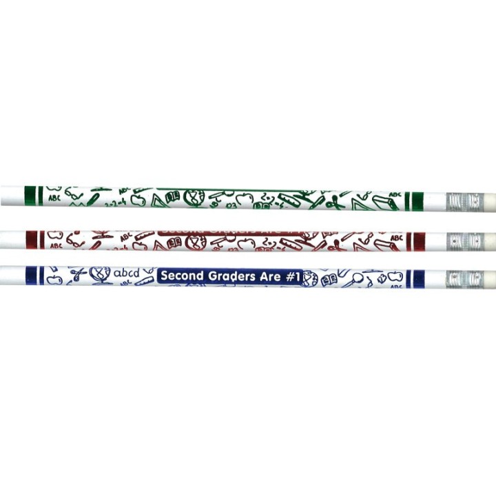 Moon Products 2nd Graders Are #1 Pencils, Pack of 12