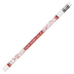 Moon Products Pencils 4th Graders Are #1, 12 Per Pack, 12 Packs