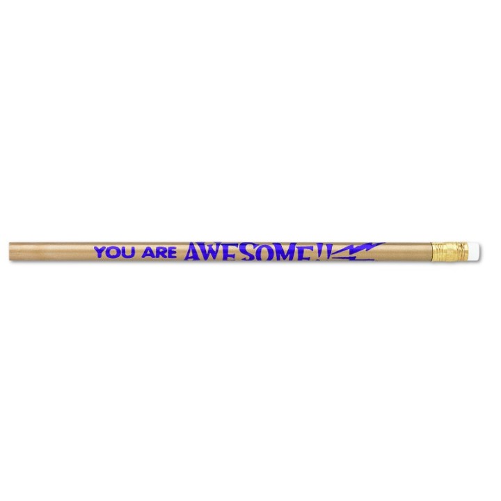 Moon Products Pencils You Are Awesome!, 12 Per Pack, 12 Packs