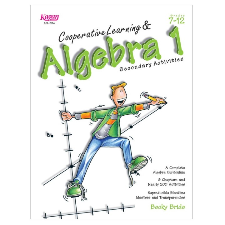 Kagan Publishing Cooperative Learning & Algebra Book, Grade 7-12