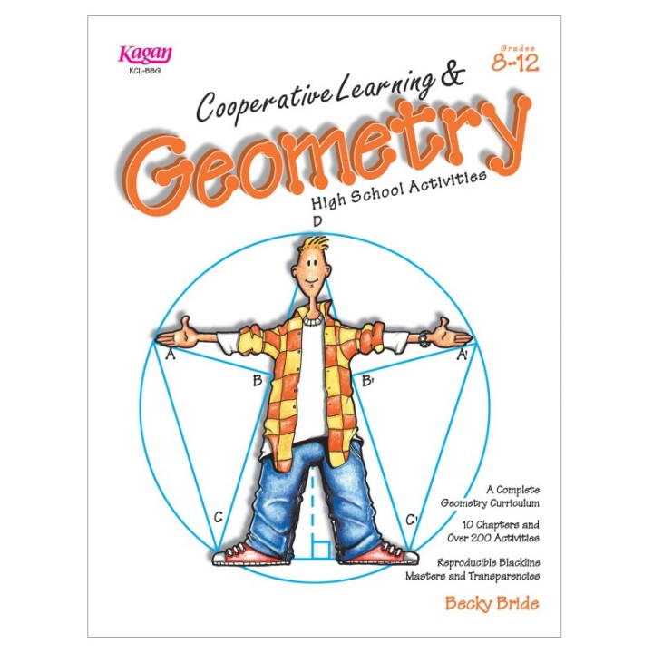 Kagan Publishing Cooperative Learning & Geometry High School Activities Book, Grade 8-12