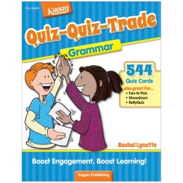 Kagan Publishing Quiz-Quiz-Trade, Grammar