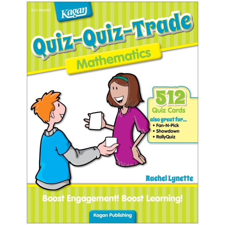 Kagan Publishing Quiz-Quiz-Trade: Mathematics (Grades 2-4)