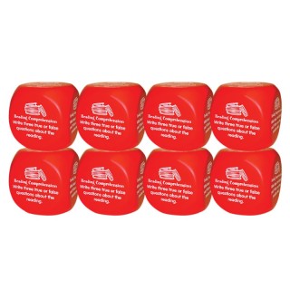 Kagan Publishing Reading Comprehension Cube Class Set of 8