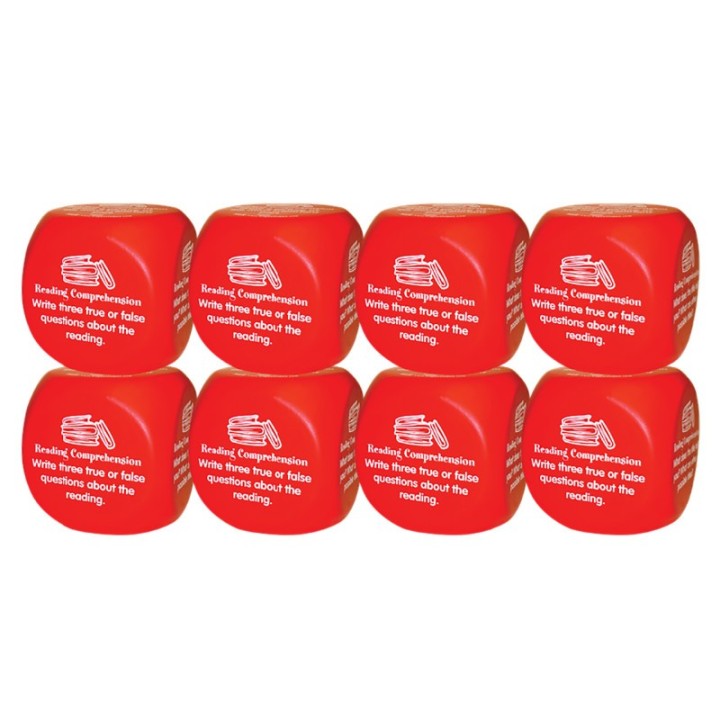 Kagan Publishing Reading Comprehension Cube Class Set of 8