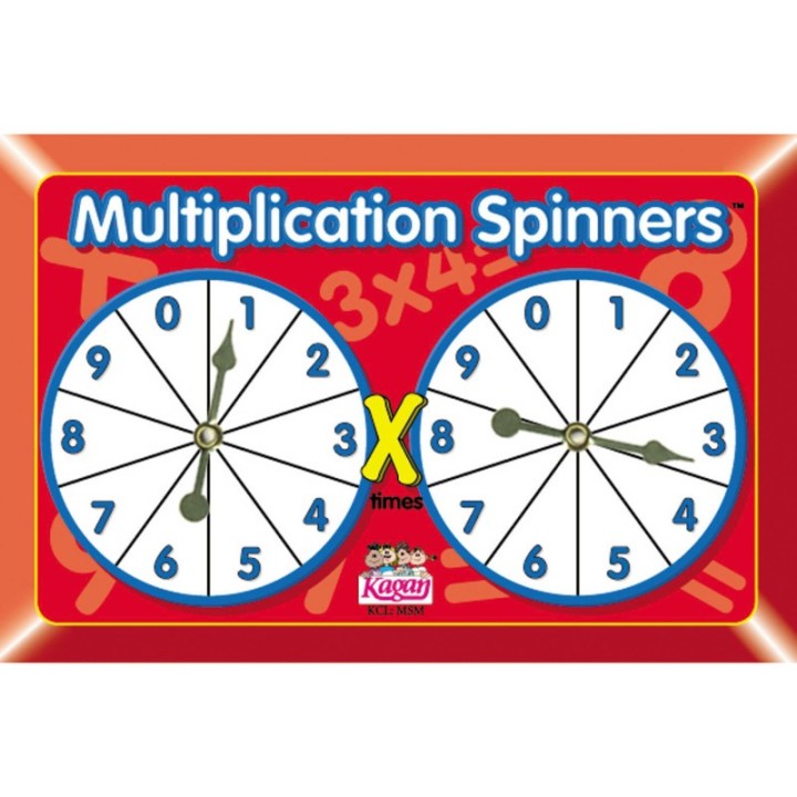 Kagan Publishing Multiplication Spinners