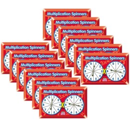 Kagan Publishing Multiplication Spinners, Pack of 12