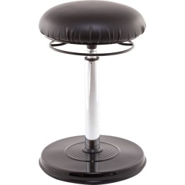 Kore Design Kore Design™ Office PLUS Sit-Stand Adjustable Chair 21.5-32in, Leather-Like Black