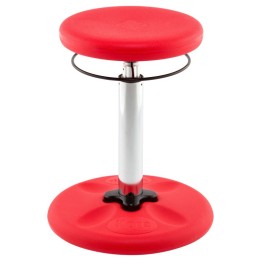 Kore Design Kids Adjustable Tall Wobble Chair 16.5-24", Red