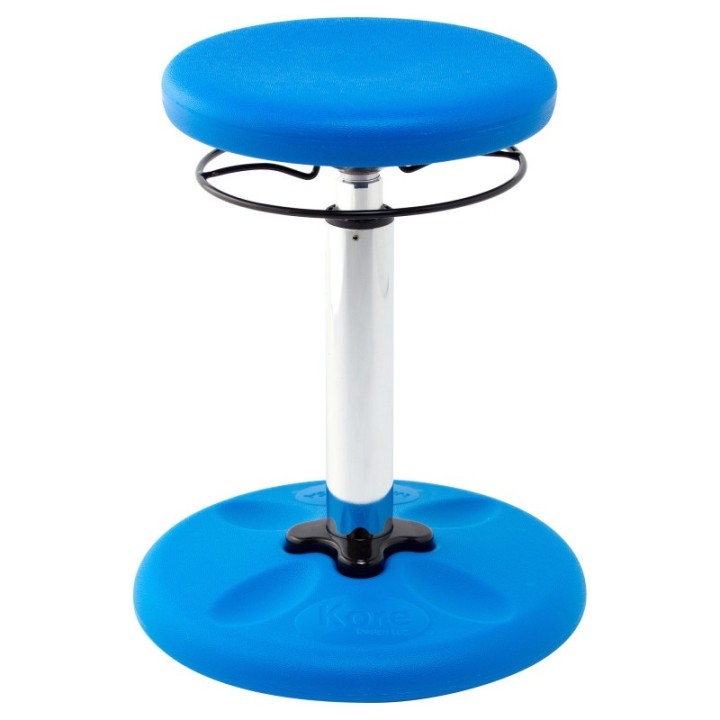Kore Design Kids Adjustable Tall Wobble Chair 16.5-24", Blue