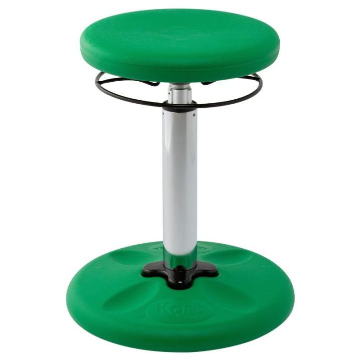 Kore Design Kids Adjustable Tall Wobble Chair 16.5-24", Green