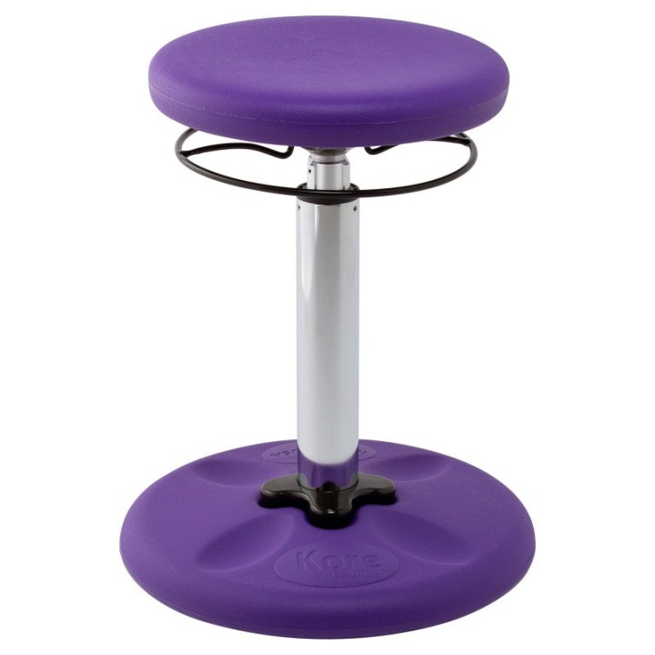 Kore Design Kids Adjustable Tall Wobble Chair 16.5-24", Purple