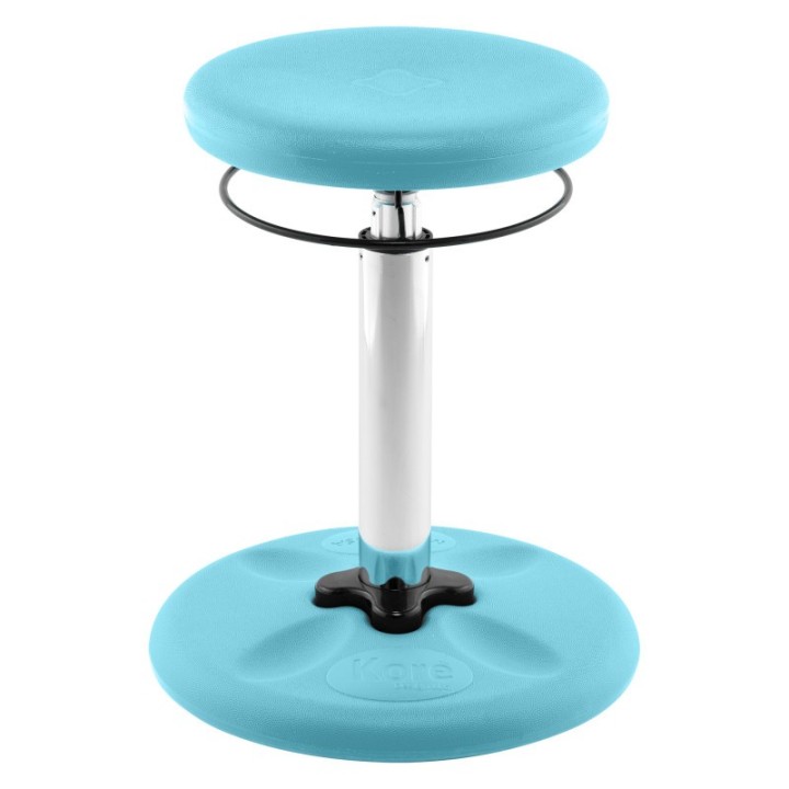 Kore Design Kids Adjustable Tall Wobble Chair 16.5-24", Pale Blue