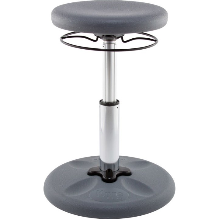Kore Design Kids Adjustable Standard Wobble Chair 14-19", Grey