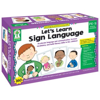 Key Education Publishing Let's Learn Sign Language Learning Cards