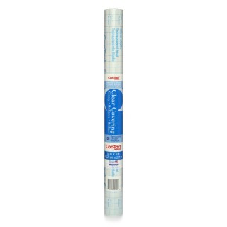 Con-Tact® Brand Adhesive Roll, Clear, 18" x 9 ', Glossy