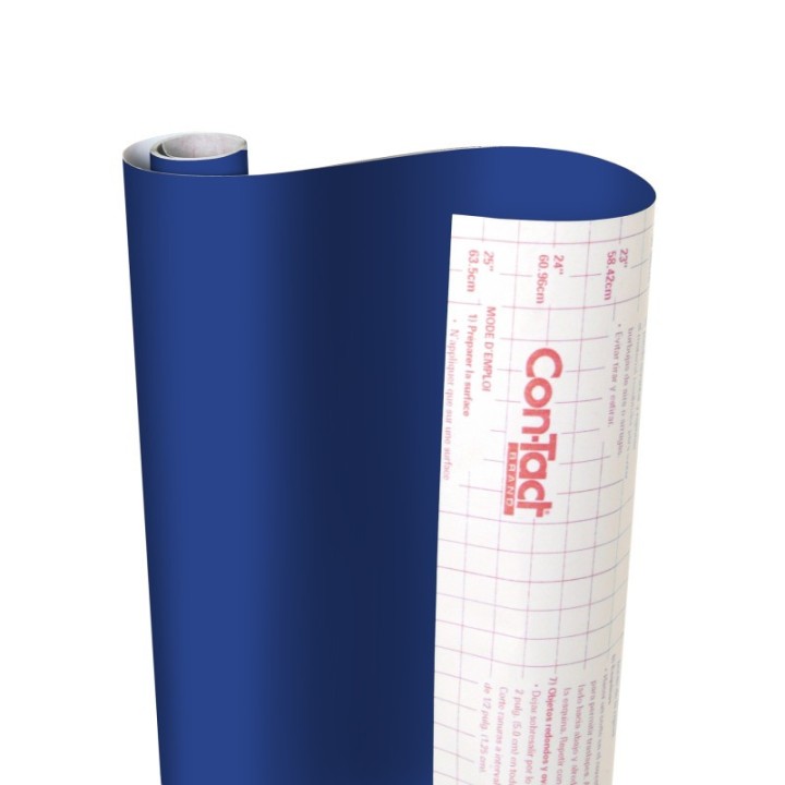 Con-Tact® Brand Creative Covering™ Adhesive Covering, Royal Blue, 18" x 16 ft