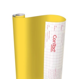 Con-Tact® Brand Creative Covering™ Adhesive Covering, Yellow, 18" x 16 ft
