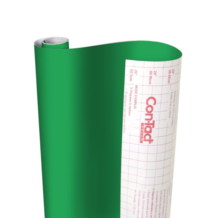 Con-Tact® Brand Creative Covering™ Adhesive Covering, Green, 18" x 16 ft