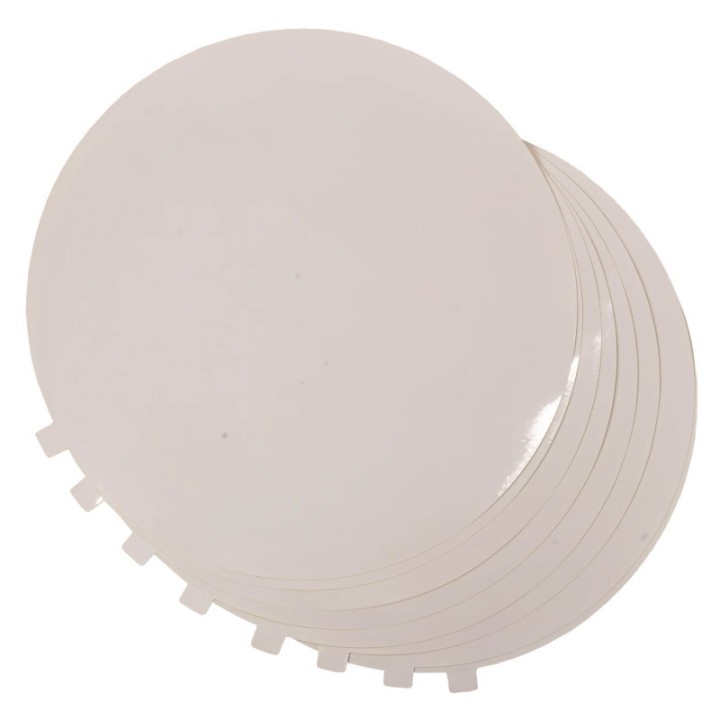 KleenSlate® Round Adhesive Blank Replacement Sheets, Pack of 8