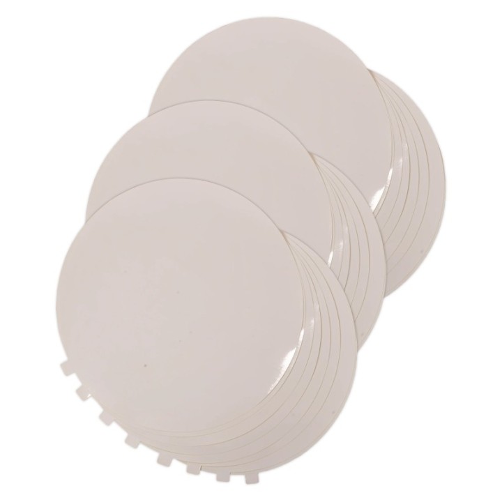 KleenSlate® Round Adhesive Blank Replacement Sheets, 8 Per Pack, 3 Packs