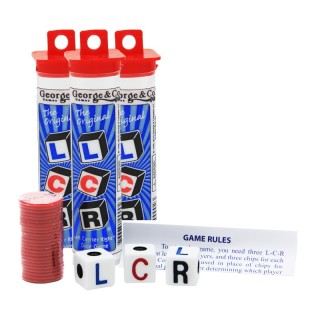 Koplow Games Left, Center, Right Dice Game, Pack of 3