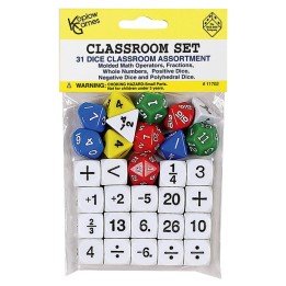 Koplow Games Classroom Dice, Set of 31