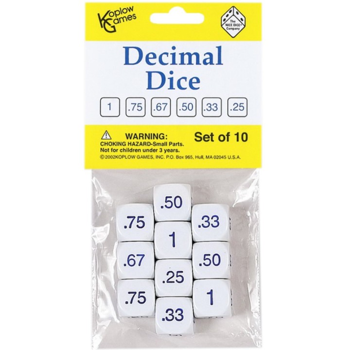 Koplow Games Decimal Dice, Set of 10