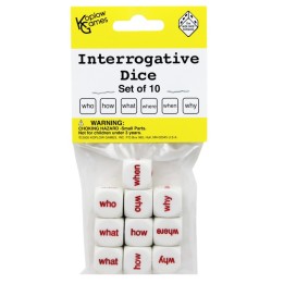 Koplow Games Interrogative Dice, Set of 10