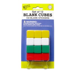 Koplow Games Blank Dice Set with Stickers