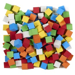 Koplow Games Foam Blank Dice, Assorted Color, 16mm, Bag of 200
