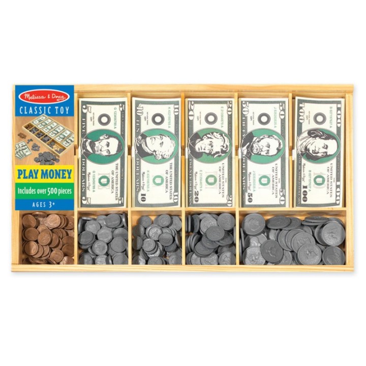 Melissa & Doug Classic Play Money Set