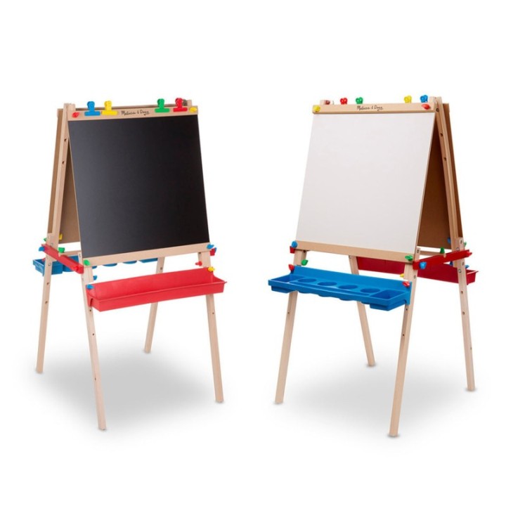 Melissa & Doug Deluxe Wooden Standing Art Easel