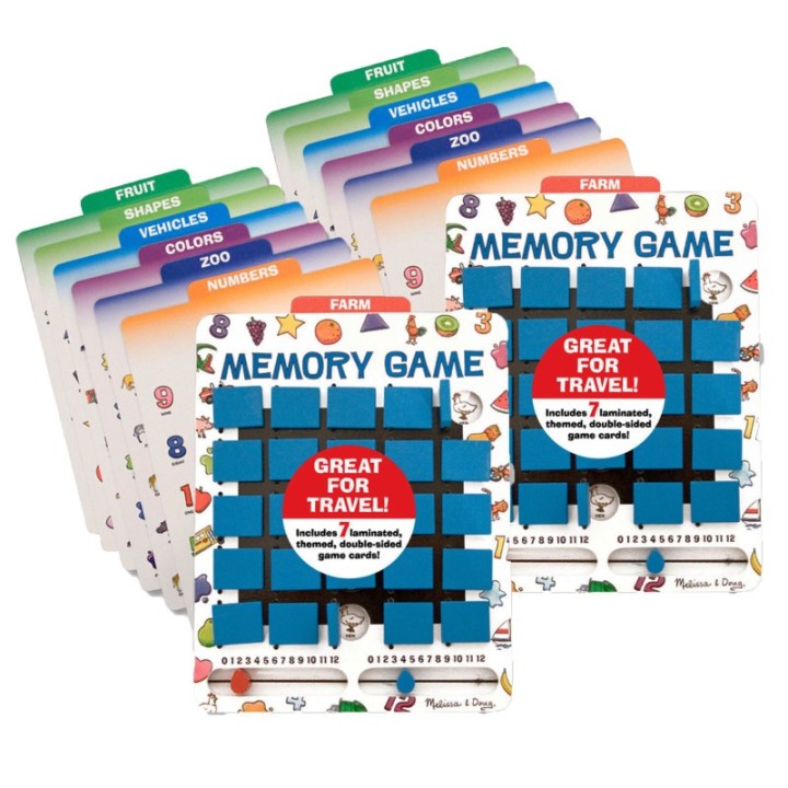 Melissa & Doug Flip to Win Memory Game, Pack of 2