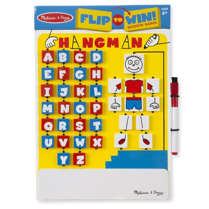 Melissa & Doug Flip-to-Win Hangman Travel Game