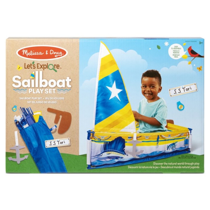 Melissa & Doug Let's Explore Sailboat Play Set