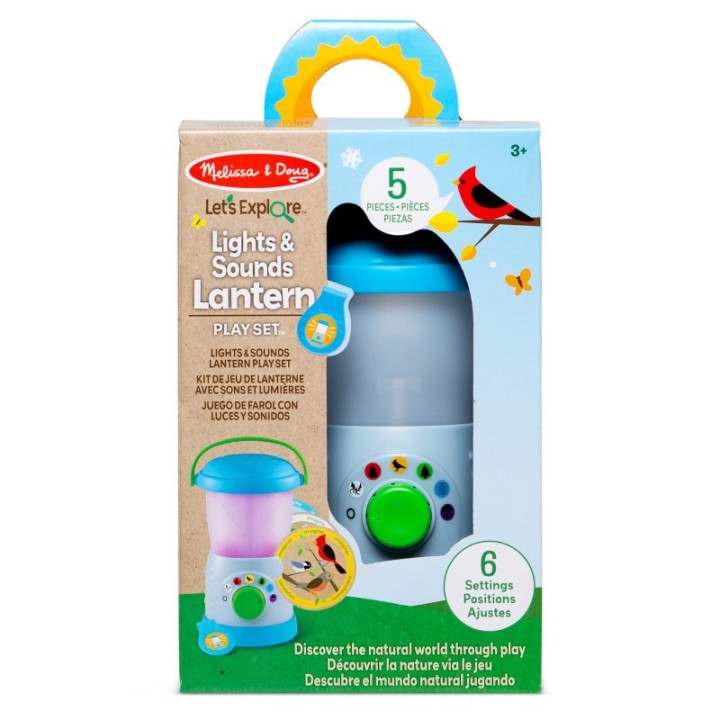 Melissa & Doug Let's Explore Light & Sound Lantern Play Set