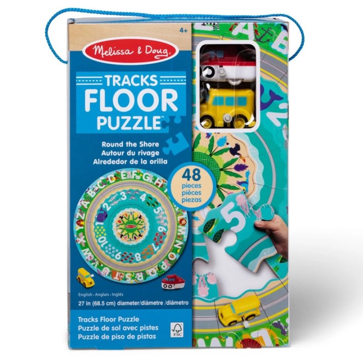 Melissa & Doug Round the Shore Floor Puzzle & Play Set