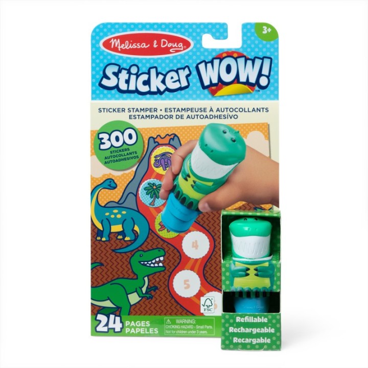 Melissa & Doug Sticker WOW! Activity Pad Set - Dinosaur
