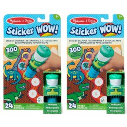 Melissa & Doug Sticker WOW! Activity Pad Set - Dinosaur, 2 Sets