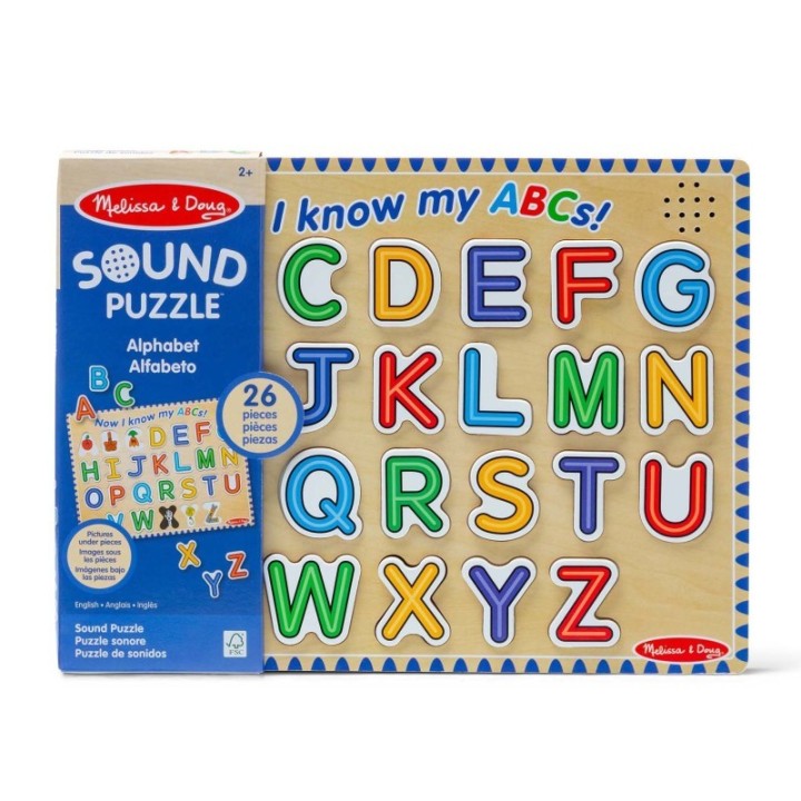 Melissa & Doug Alphabet Sound Puzzle - 26 Pieces