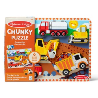Melissa & Doug Construction Chunky Puzzle