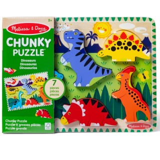 Melissa & Doug Dinosaurs Chunky Puzzle
