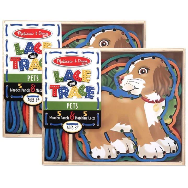 Melissa & Doug Lace & Trace Pets, Pack of 2