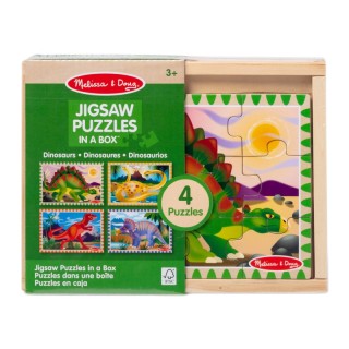 Melissa & Doug Dinosaurs Puzzles in a Box