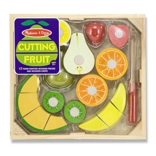 Melissa & Doug Cutting Fruit Set - Wooden Play Food
