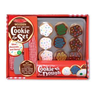 Melissa & Doug Slice and Bake Cookie Set - Wooden Play Food