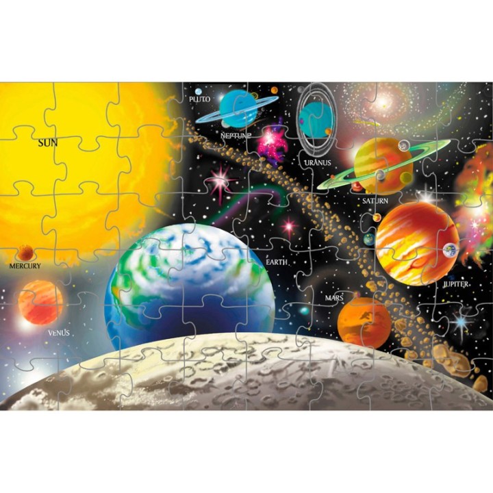 Melissa & Doug Solar System Floor Puzzle, 24" x 36", 48 Pieces