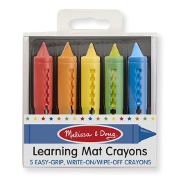 Melissa & Doug Learning Mat Crayons