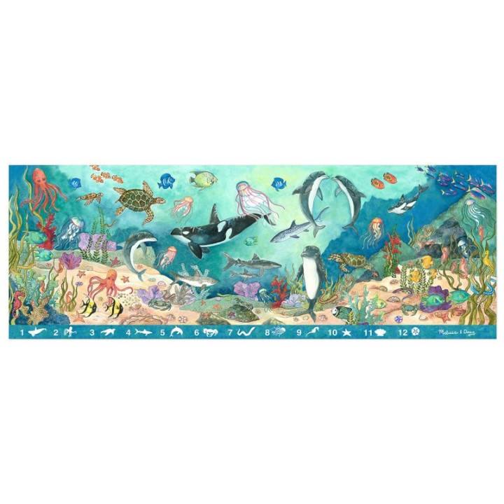 Melissa & Doug Beneath the Waves Search & Find Floor Puzzle - 48 Pieces
